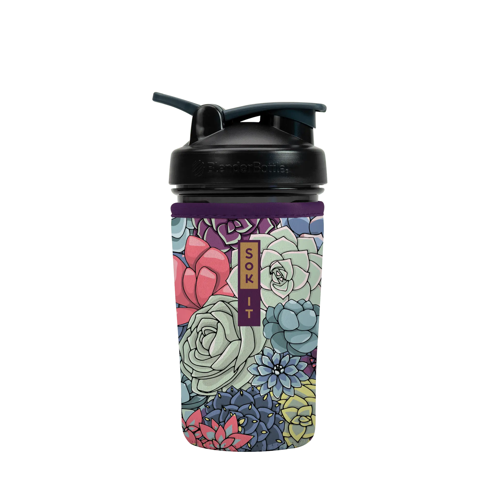BotlSok for Blender Style Bottle - Succulents