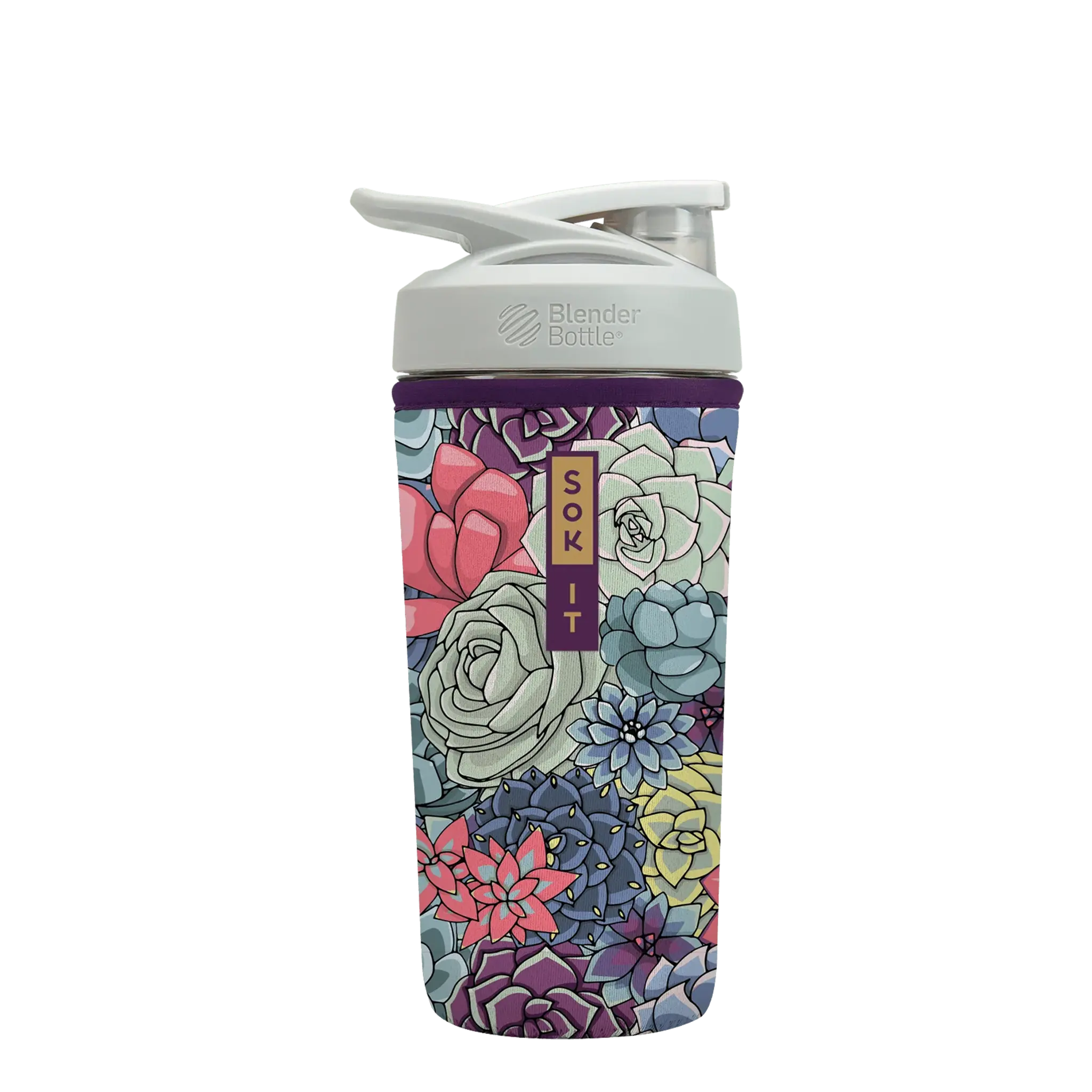 BotlSok for Blender Style Bottle - Succulents