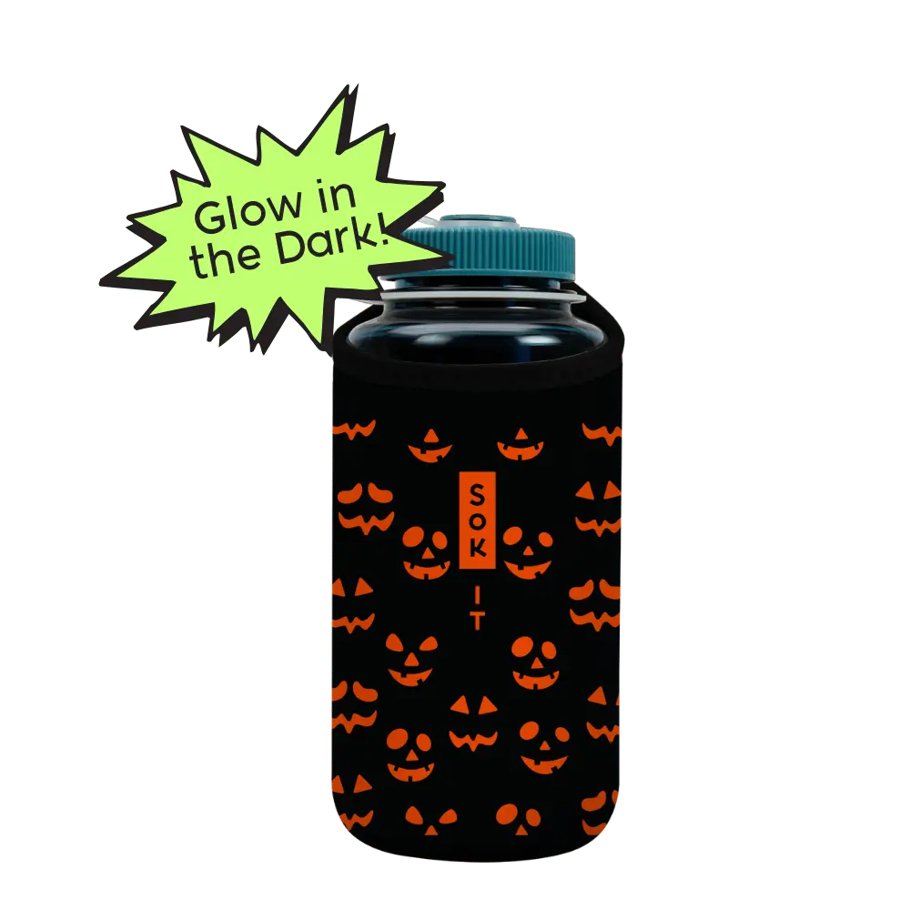 BotlSok for Nalgene Style Bottles - Fright Night Lights