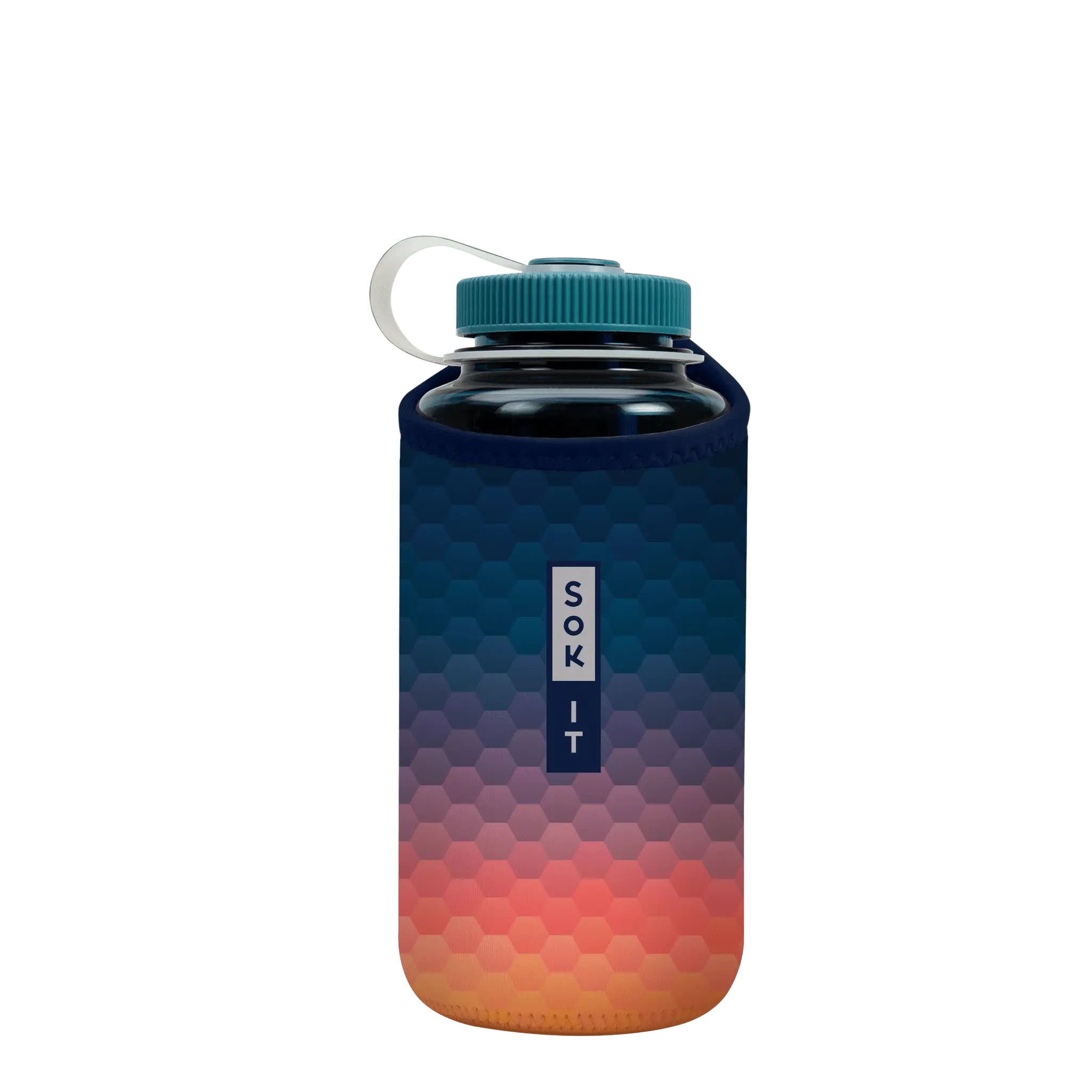 BotlSok for Nalgene Style Bottles - Hexagon Sunset
