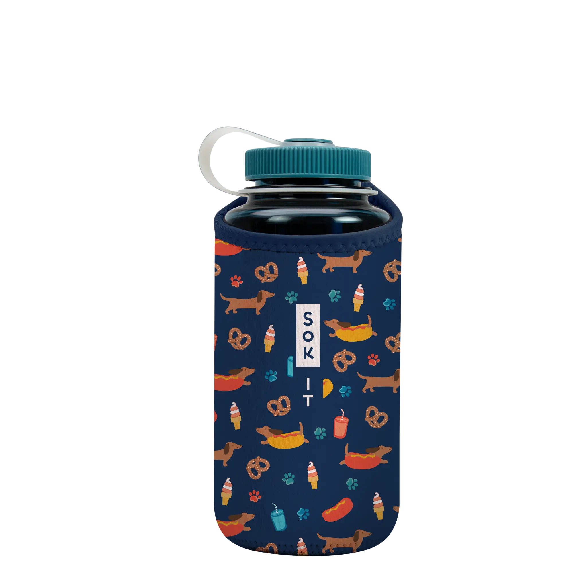 BotlSok for Nalgene Style Bottles - Hot Dawgs