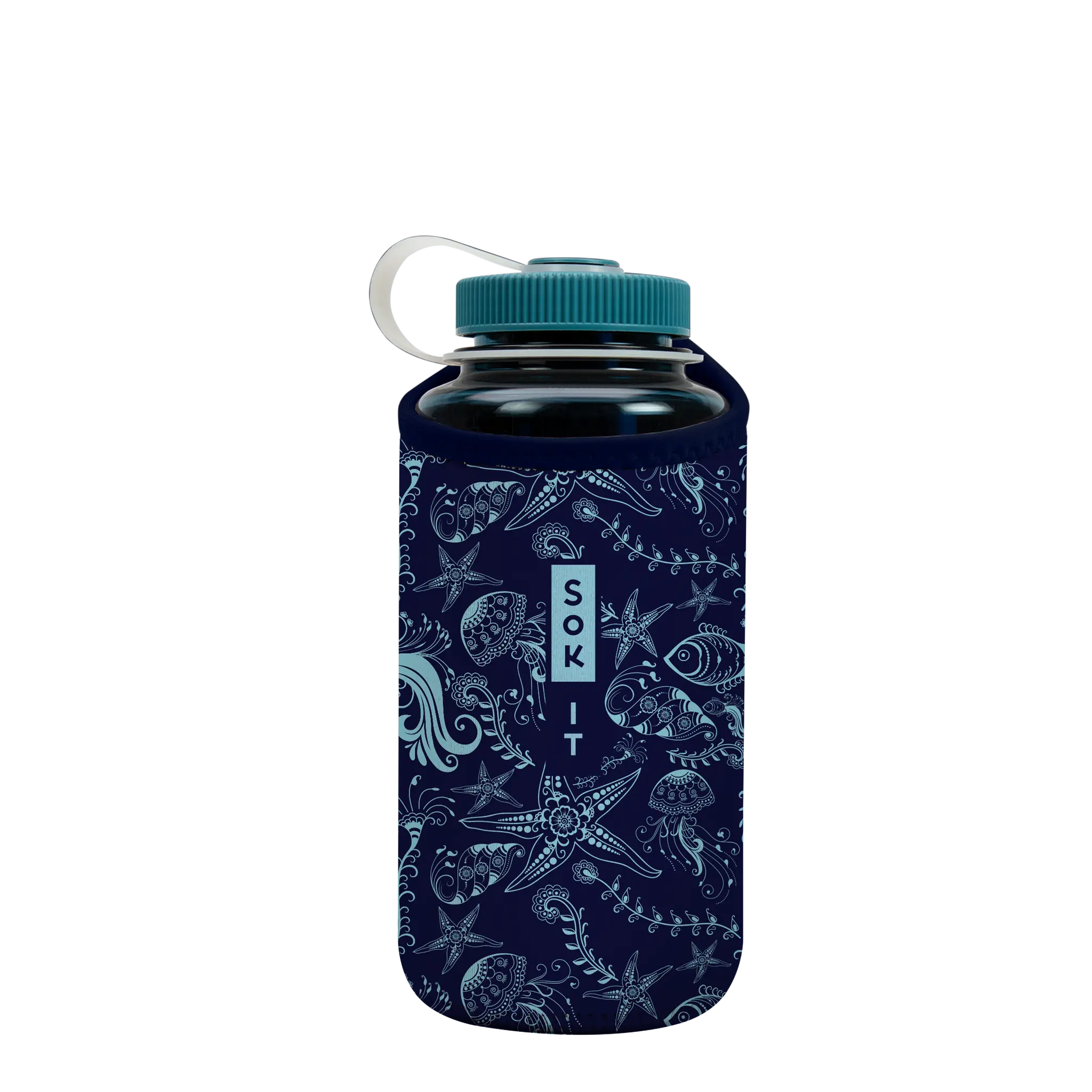 BotlSok for Nalgene Style Bottles - Ocean Oasis