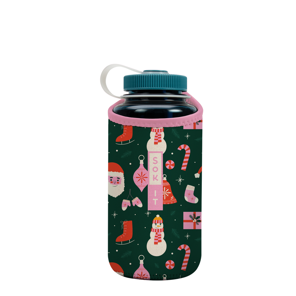 BotlSok for Nalgene Style Bottles - Tis the Season