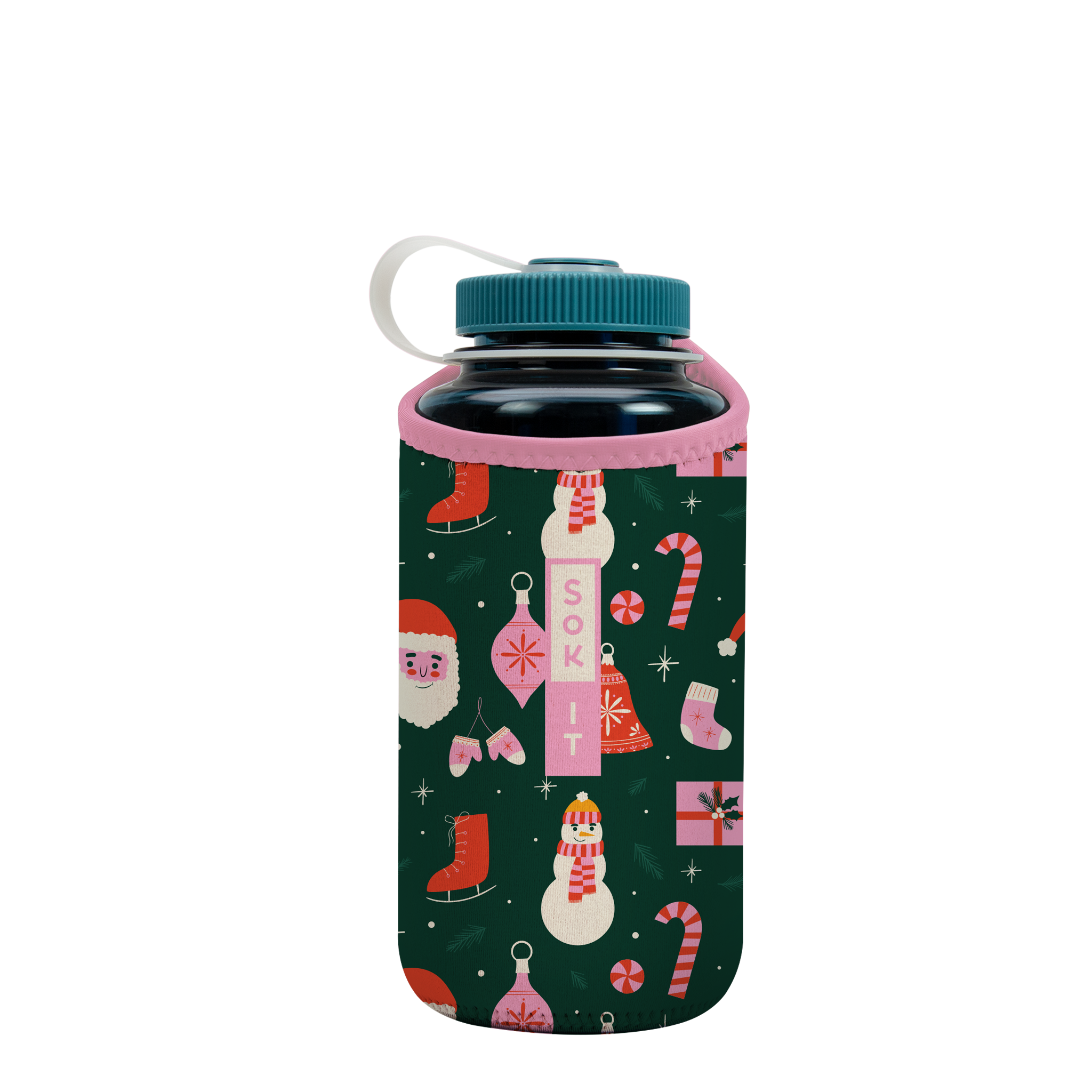BotlSok for Nalgene Style Bottles - Tis the Season